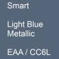 Preview: Smart, Light Blue Metallic, EAA / CC6L.